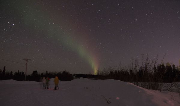 Aurora Borealis near Fairbanks, Alaska...