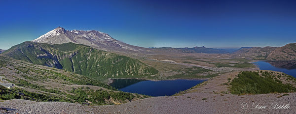Mt St Helens and Spirit Lake...