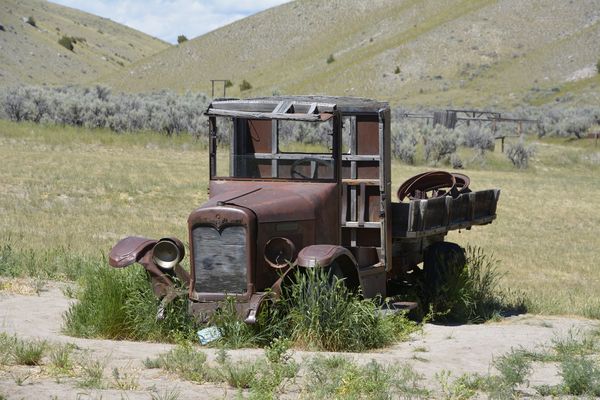 Bannack, Mt Ghost Town - Third Post - Old Truck: The Make And Year Of 