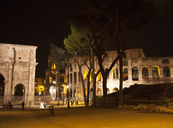 Colosseum at night...