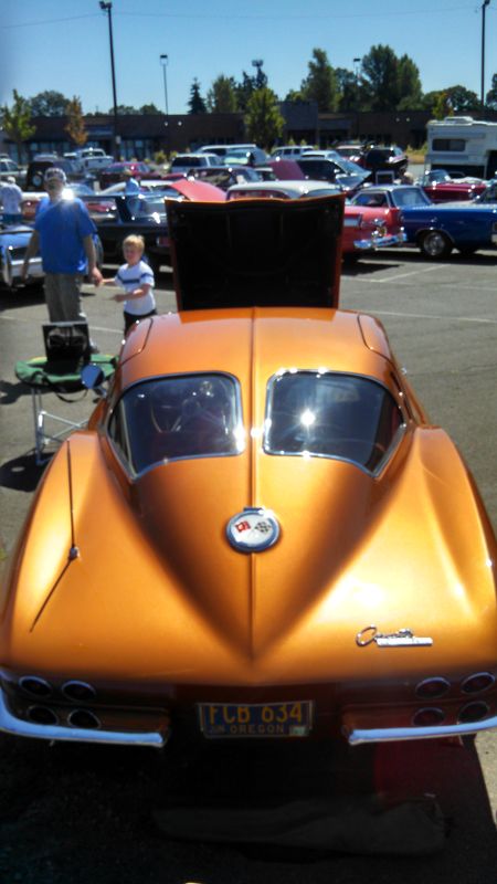 A classic...Corvette. beautiful color....