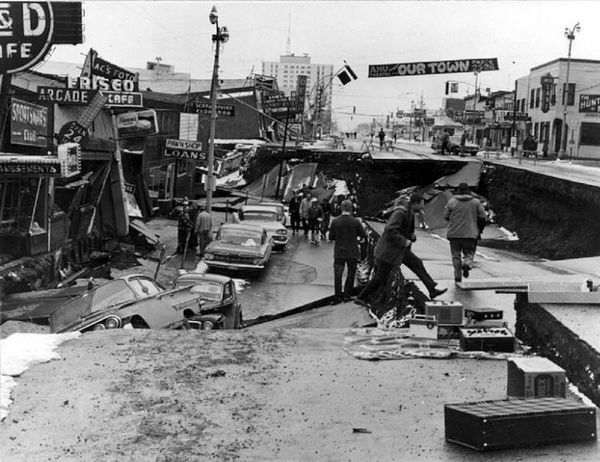 The great Alaskan earthquake of 1964...