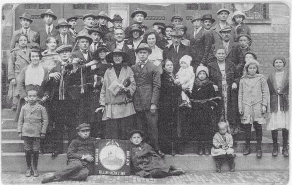 My family (and others) arriving at Ellis Island NY...