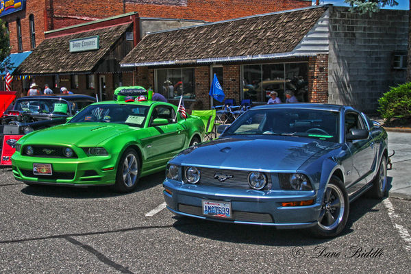My Blue Mustang...