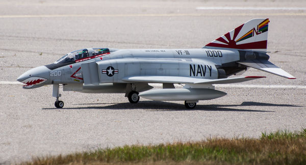 F4 taxiing back after another successful mission....