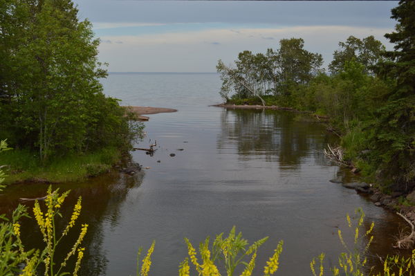Found this cove just off of Minnesota's North 61 a...