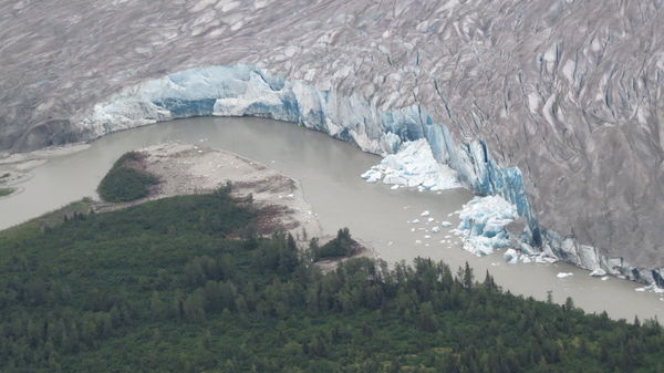 Taku Glacier from float plane...