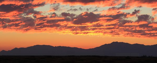 An Arizona sunset...