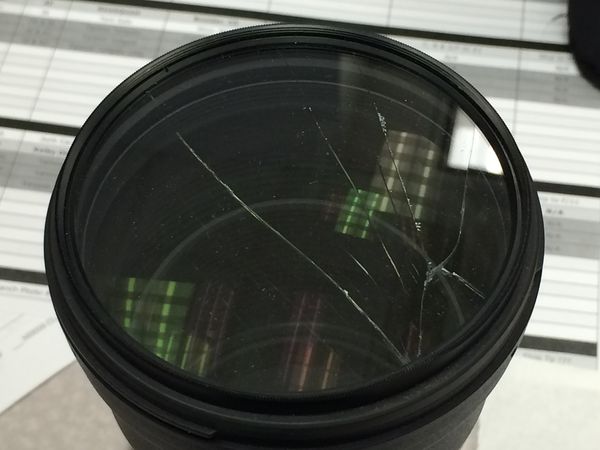 Cracked filter on tamron 150-600...