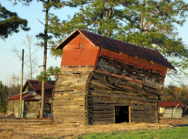 Dilapidated hay barn near Nichols, SC...