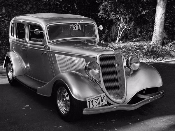1934 Ford B&W...