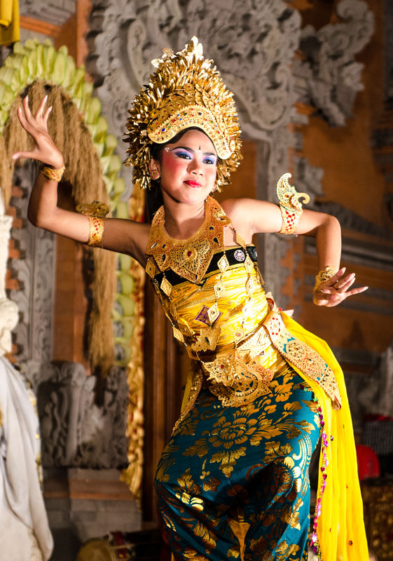 Barong Dancer in Bali...