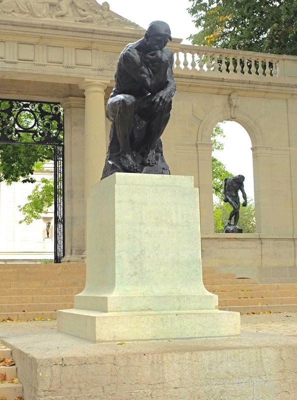 The Thinker in front of the Rodin Museum...