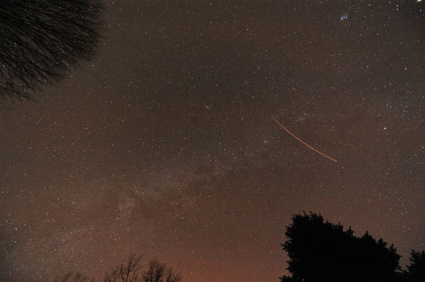 1) Milky Way, Pleiades, Andromeda & Airplane...