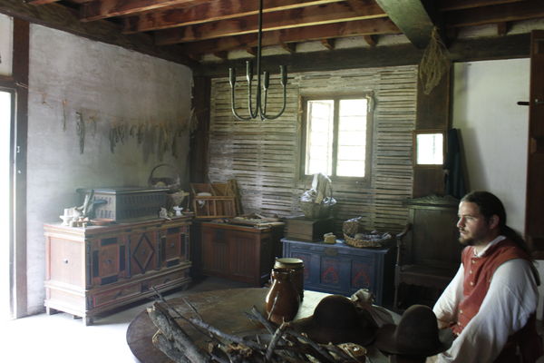 Colonial home in period time...