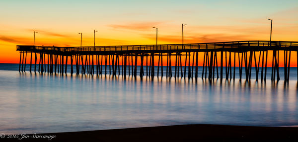 Virginia Beach fishing pier--distance...