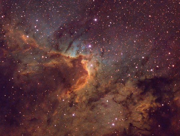 The Cave Nebula (SH2-155)...