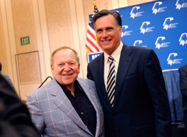 Adelson funds republicans...