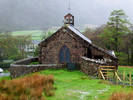 Rural Chapel near Keswick Lake District U.K....