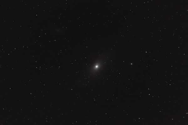 Andromeda and a smaller Galaxy...