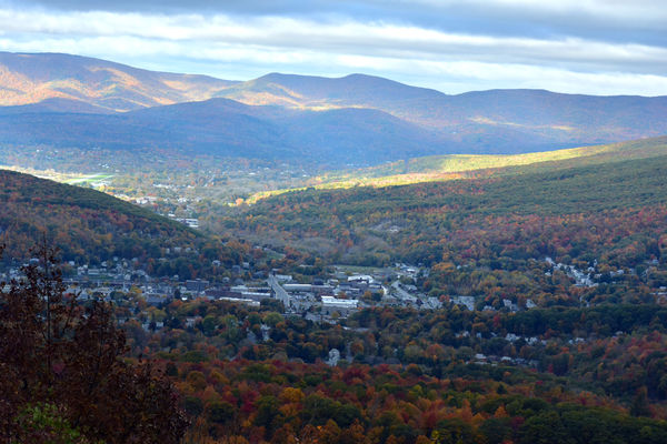 North Adams from the summit...