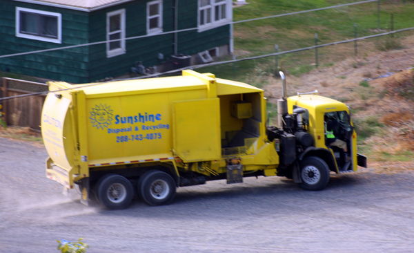 Big yellow truck......