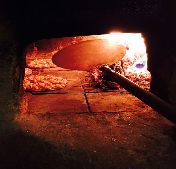 An Inca pizza oven....