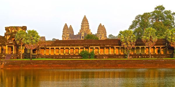 Angkor Wat at sundown....these ruins near Siem Rea...