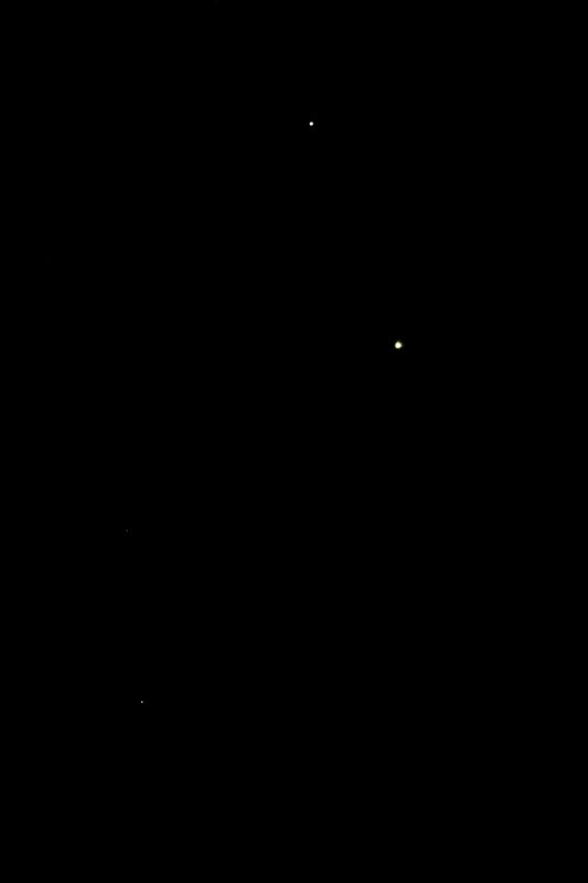 Jupiter, Venus and Mars at 200mm...