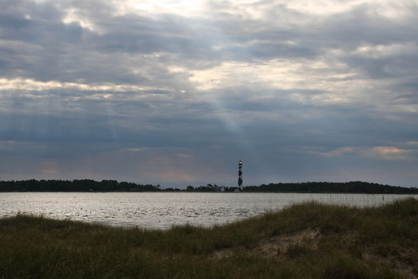 The lighthouse from Shackleford Banks...