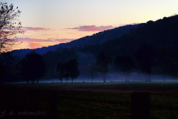 Sunrise in the valley...