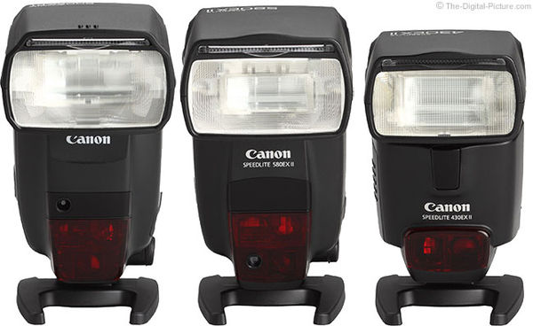 Canon 600EX-RT, 580EX II & 430EX II...