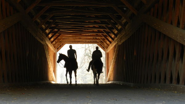 Horseback riders...