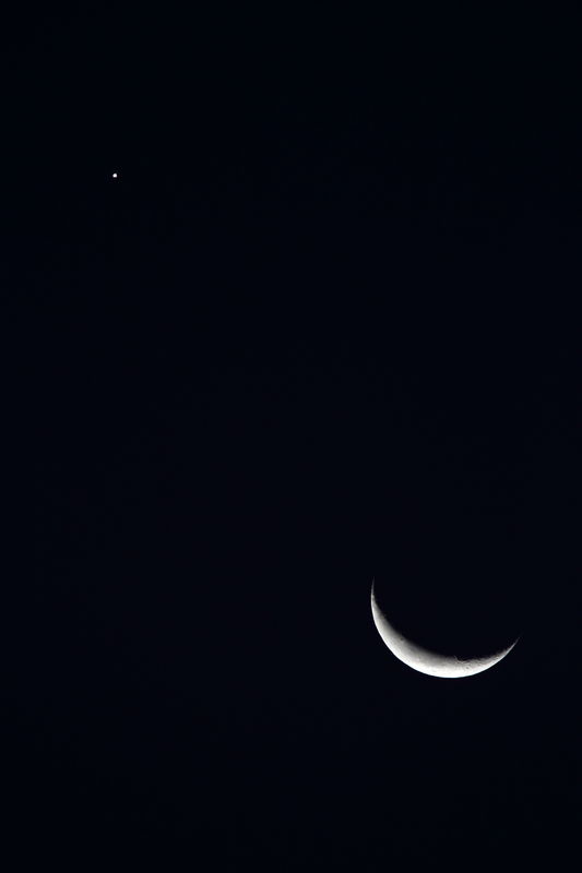Moon and Venus...