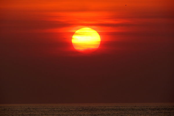Sunset at Kuta Beach, Bali.......
