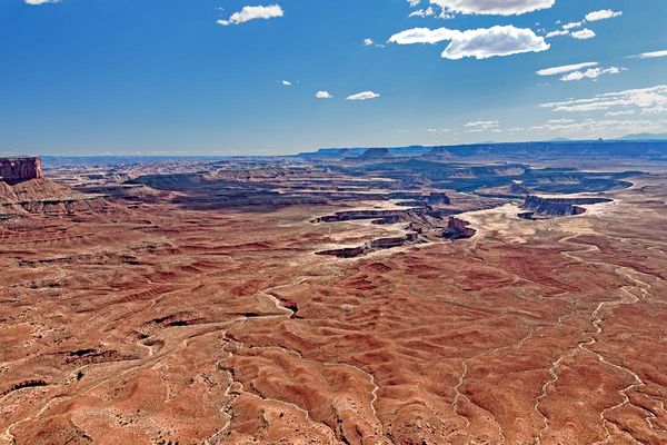 View of Green River, Canyonlands NP...