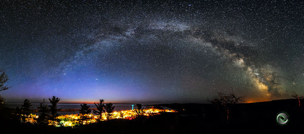 Milky Way Pano over Copper Harbor, MI...