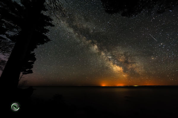 Milky Way over Keweenaw Bay on Lake Superior...