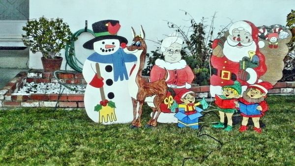 Yard decorations - Merry Christmas All...