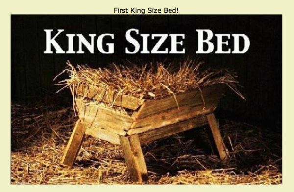 The First King Sized Bed...