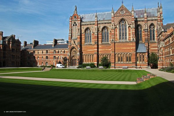 Keble College quad.  Large building in back is the...