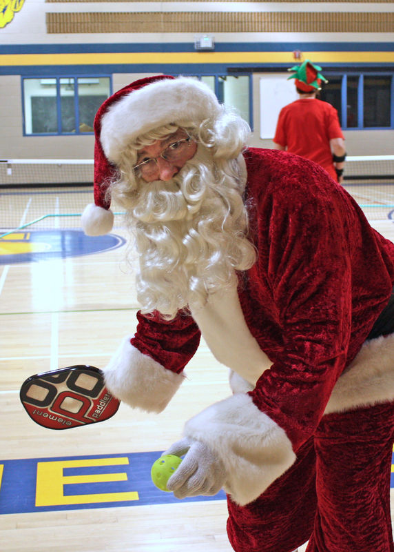 Even Santa got into the Pickleball spirit!...