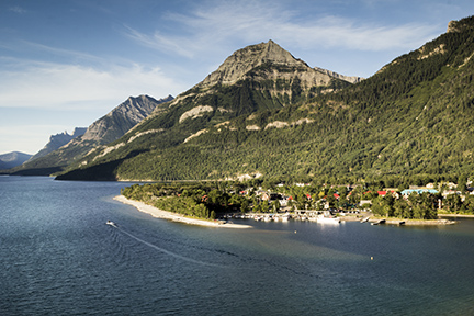 Overlooking Waterton is one of the most beautiful ...