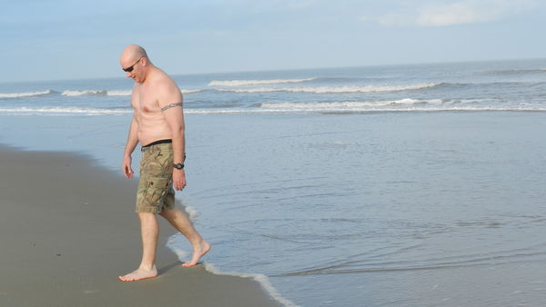 John coming out of the water! Dec. 27th!...