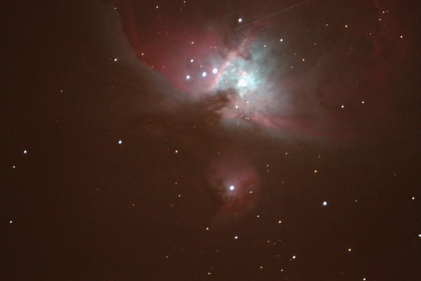 Orion Nebula with Geo Stationary Satellite Streaks...
