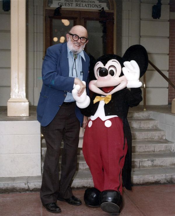 Ansel Adams with Mickey...