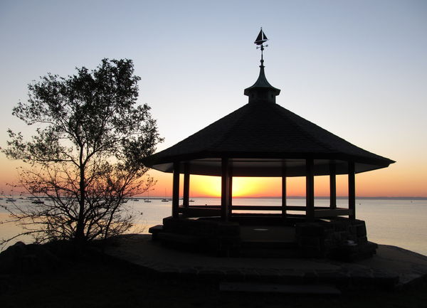 Sunrise at Manor Park in Larchmont, NY...