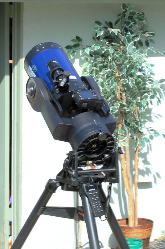 My Camera  and Meade 8" Telescope...