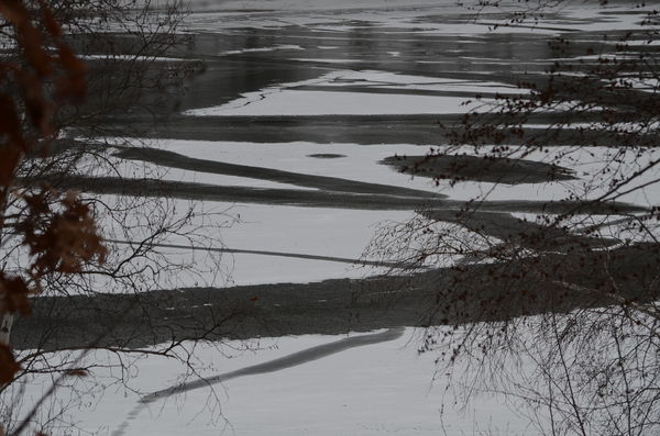 Unusual patterns in the river...