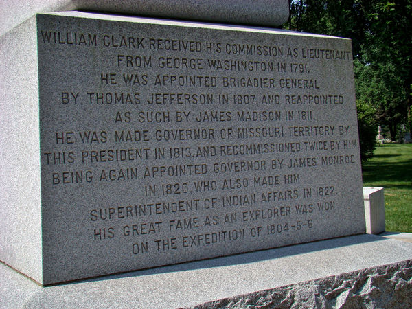 William Clark gravesite...
